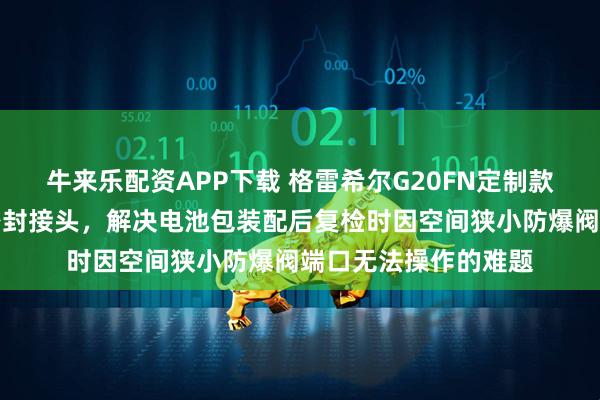牛来乐配资APP下载 格雷希尔G20FN定制款迷你型防爆阀快速密封接头，解决电池包装配后复检时因空间狭小防爆阀端口无法操作的难题
